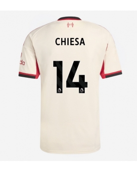 Billige Fotballdrakt Liverpool Federico Chiesa #14 Replika Bortedrakt 2025-26 Kortermet Billige Fotballdrakt Liverpool Federico Chiesa #14 Replika Bortedrakt 2025-26 Kortermet